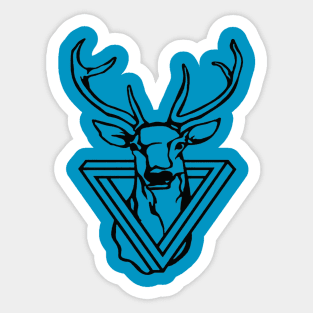 wild deer Sticker